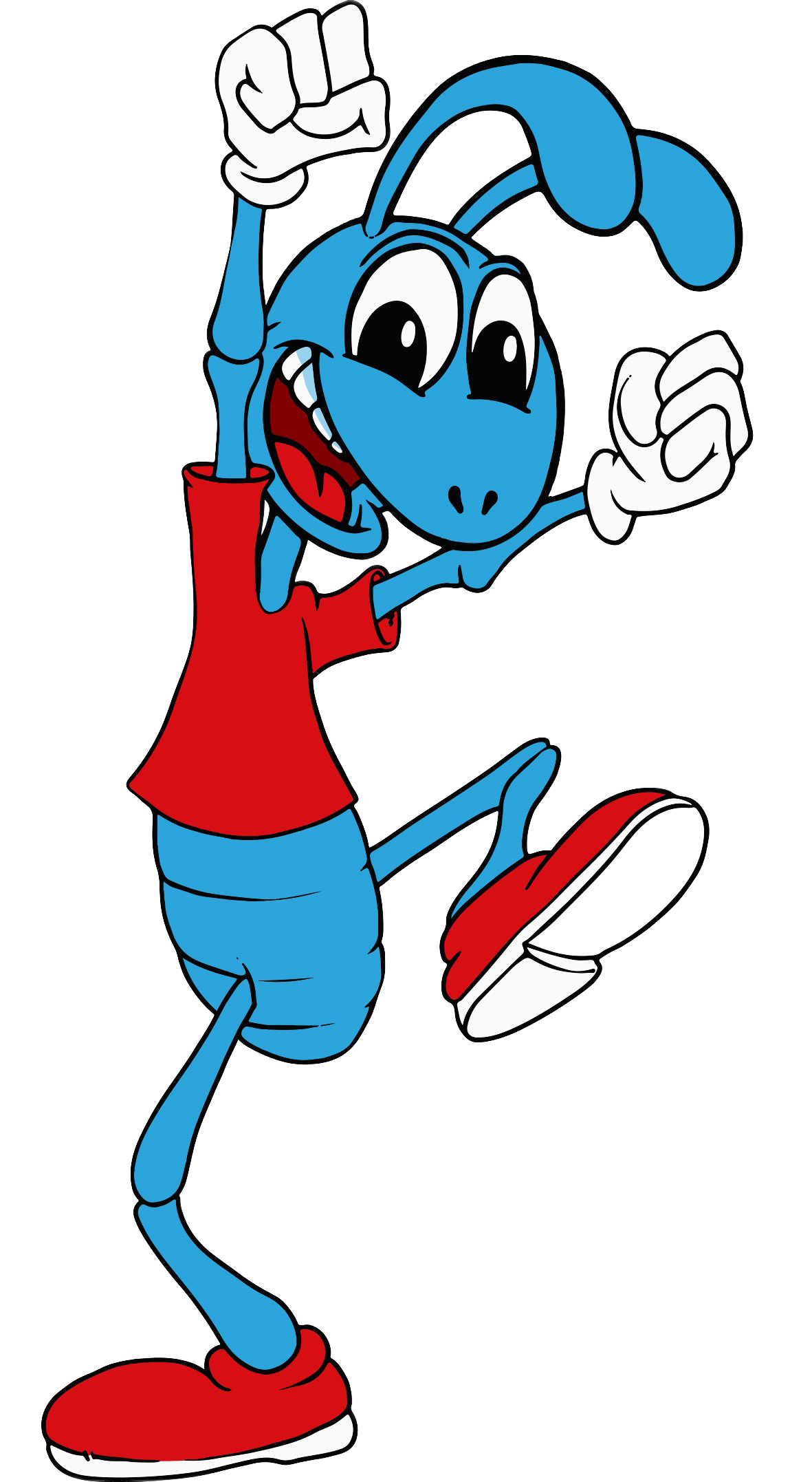 Ziggy the Resili-Ant, smiling